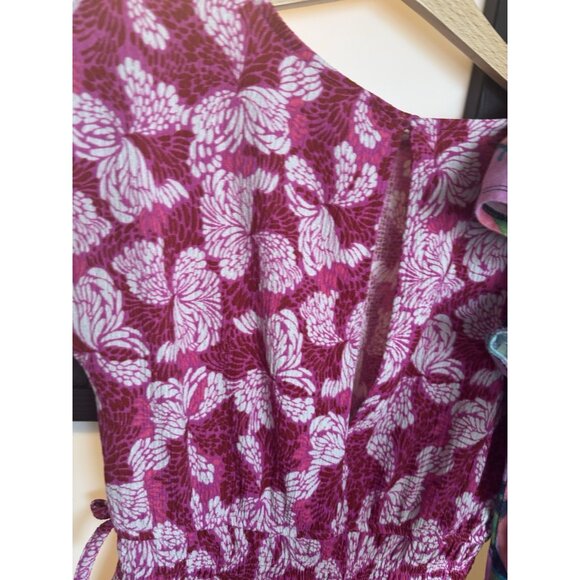 Tea Collection Ruffle Sleeve Jumpsuit +Zara Floral Jumpsuit GIRL SIZE 8 Preppy - Picture 12 of 16